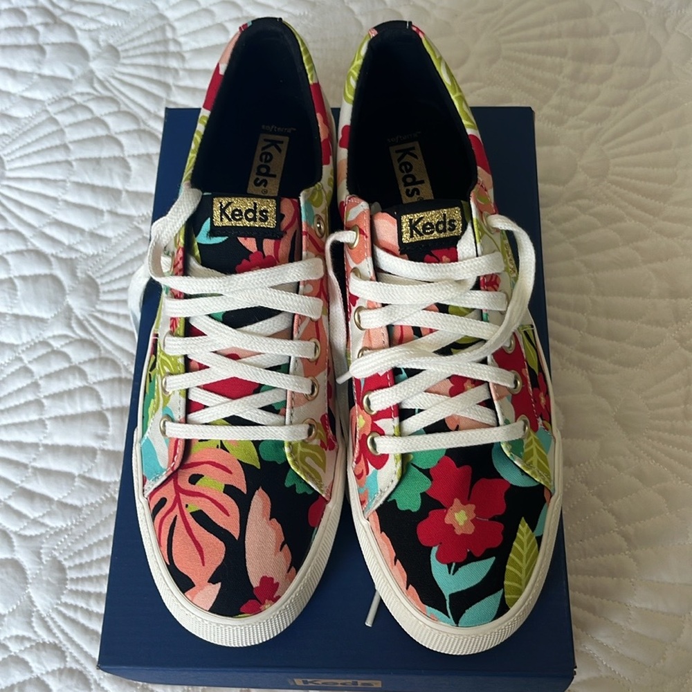 Keds Jump Kick Duo Tropical Lace Up Sneakers